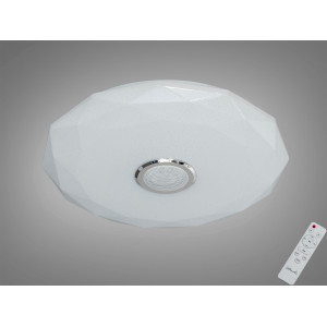 Смарт LED люстра біла 80 Вт RGB з Bluetooth Diasha DB-8303/500RGB+MP3