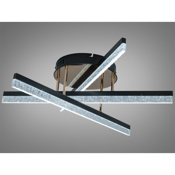 Стельова світлодіодна люстра MX7805 біла 75W три акрилові кільця Diasha SX1007/3BK