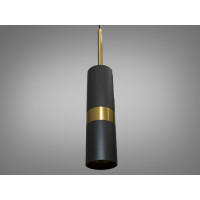 Світильник підвіс лофт чорний золото GU10 метал Diasha BO-5065BK+G