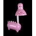 Настольная лампа детская для уроков розовая Splendid-Ray 30/3825/41