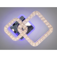 Стельова світлодіодна люстра з пультом, підсвіткою, 40W, золото Diasha 2205/2HRLED3colordimmer