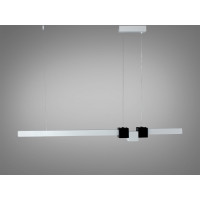Підвісна LED люстра Diasha чорна 58 Вт 10 м² Diasha 7528/1000WH