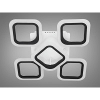 Потолочная светодиодная люстра с пультом 50W Diasha AS8060/4+1BK