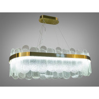 Підвісна кришталева люстра Diasha 803-800x300SGD золото LED 130 Вт Diasha 803/800x300SGD
