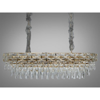 Хрустальная лампа 11 ламп золото Diasha D892-900x300G