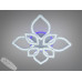 Стельова LED люстра біла 102 Вт пульт димер Diasha 2599/4+4WHLED3colordimmer
