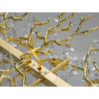 Подвесная люстра14 ламп, золото Diasha 608-L1200GD