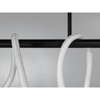 Лінійна підвісна лед люстра на кухню з серії "Роуплайт", 48W, чорна Diasha 9752-L1500BK