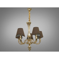 Люстра классическая с абажурами Diasha 19041/5FG