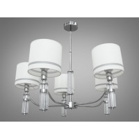 Люстра в спальню с абажуром Diasha 1011/5HR