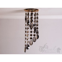 Точковий світильник із кришталевими підвісками Diasha 6013BGD-SM