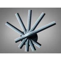 Стельова LED люстра Diasha чорна 70 W Diasha MX3072/5BK