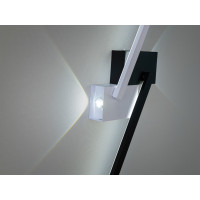 Естетично привабливе світлодіодне бра, 20W, чорний+білий Diasha Q3/600BK+WH