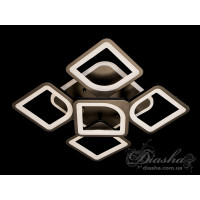 Люстры потолочные светодиодные с пультом Diasha MX2281/4+1S BK LED 3color dimmer  