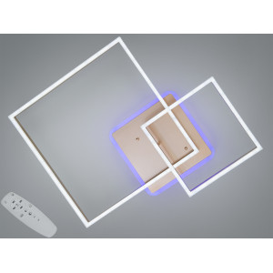 Стельова LED люстра золото 84 Вт пульт 15 м² Diasha 2549GLED3colordimmer