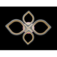 Люстра в зал или спальню светодиодная современная Splendid-Ray 2850262/2+2+A LED (WHITE) 