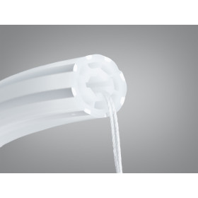 Гнучкий профіль для LED стрічки, накладний Diasha PLS-D22-STRIPED