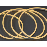 LED NEON 220в, герметичний, 7x15мм, теплий Diasha P220-NEON-WW-65-7