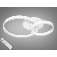 Потолочная светодиодная люстра светильник с пультом и подсветкой Diasha MX55041/2AB WH LED 3color dimmer Потолочная светодиодная люстра светильник с пультом и подсветкой Diasha MX55041/2AB WH LED 3color dimmer