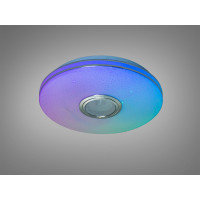 LED стельова люстра біла 45 Вт з Bluetooth колонкою Diasha DB-8310/300RGB+MP3
