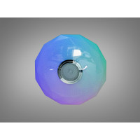 LED стельова люстра біла 45 Вт з Bluetooth колонкою Diasha DB-8303/300RGB+MP3
