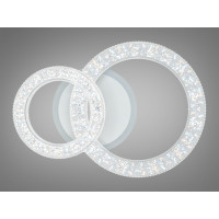 Стельовий світлодіодний смарт світильник з пультом, димером, 42W Diasha 2203/2WHLED3colordimmer