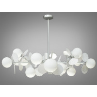 Люстра в современном стиле модерн Diasha 1097-18HR+WH