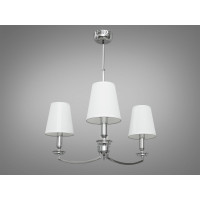 Люстра в спальню с абажурами Diasha 1017/3HR Люстра в спальню с абажурами Diasha 1017/3HR