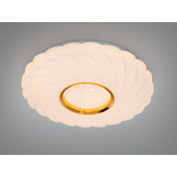 Люстра стельова LED Diasha біла золото 34Вт 6м² Diasha W-21/400