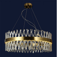 Люстра светодиодная подвесная в зал Levistella 909LXL3009 GD 800MM