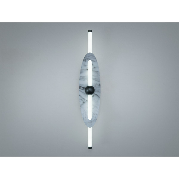 Стильне світлодіодне бра в вітальню, 7 Вт, чорний Diasha B1013WH