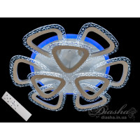Cветодиодная люстра Diasha QX2524/6+3WH LED 3color dimmer 