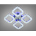 Стельова світлодіодна люстра з пультом, диммером, 50W, хром Diasha S2205/4HRLED3colordimmer