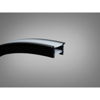 Гнучкий профіль для LED стрічки, накладний Diasha PLS-1210INBLACK