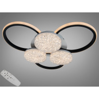 Люстра LED Diasha біло-чорна 82W пульт 3+3 Diasha 2562WH+BKDIMMER