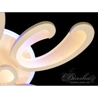 Люстра потолочная в спальню 125Вт Diasha 8168/5+1WHLED3colordimmer
