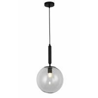 Люстра подвесная шар декоративная прозрачная Levistella 9163525-1 BK+CL Люстра подвесная шар декоративная прозрачная Levistella 9163525-1 BK+CL