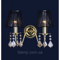 Бра на две лампочки Levistella 720W4002GD-2GD BLACK