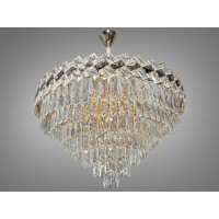 Люстра в зал 20 ламп золото Diasha 6309-800SGD