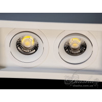 Накладные точечные светильники Diasha 136F-2-WH