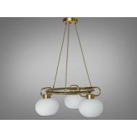 Підвісна кругла люстра Diasha бронза 3 плафони Diasha LQ7106/3BR