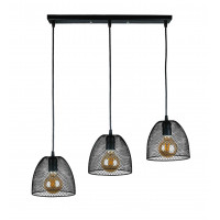 Люстры на кухню в стиле лофт Levistella 907013F-3 BK (500)