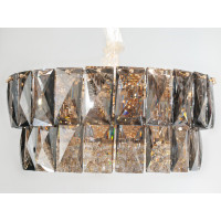 Вишукана новинка, кришталева люстра для зали в сучасному стилі, 9 ламп Diasha 8070-500G