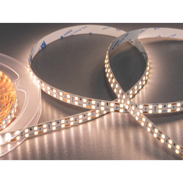 Світлодіодна стрічка 24в, 240 діодів на метр, 10мм, теплий Diasha P24-2835-240-WW-20-10-2D