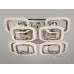 Светодиодная люстра Diasha HAS8060/4+4HR LED 3color dimmer
