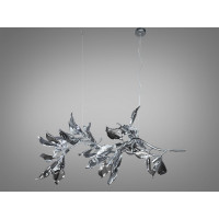 Люстра в спальню на 6 ламп, хром Diasha 7229-12PLHR