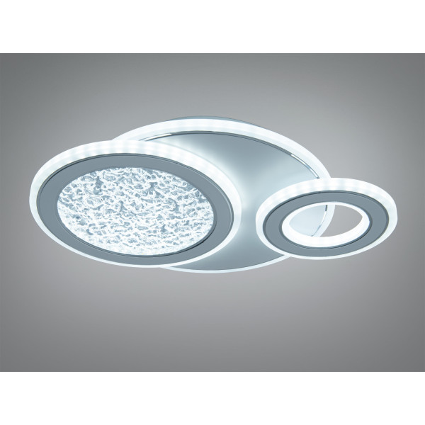 Стельова LED люстра біла 53Вт CCT три модулі Diasha 12531