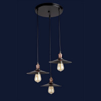 Люстры светильники подвесные на три лампы Levistella 752837F-3 BK (300) Люстры светильники подвесные на три лампы Levistella 752837F-3 BK (300)