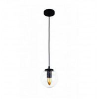 Люстра шар на одну лампу Levistella 756PR150F-1 BK+CL Люстра шар на одну лампу Levistella 756PR150F-1 BK+CL
