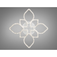 Стельова світлодіодна люстра біла 140 Вт Diasha MX4773/4+4WH